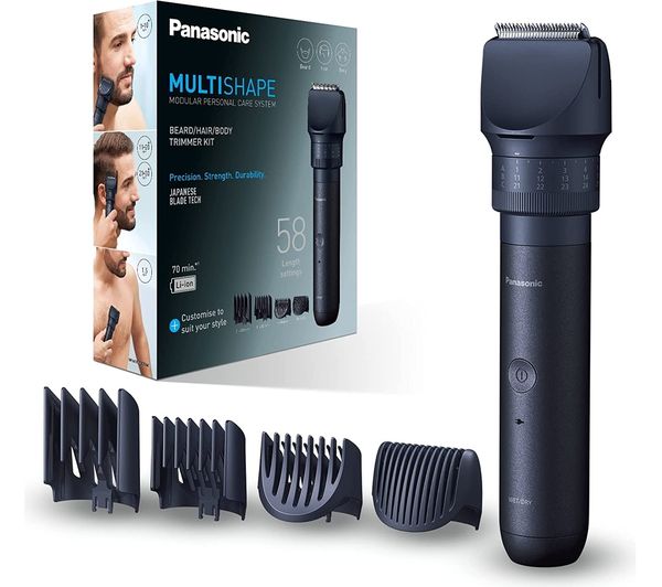 TieDex UK PANASONIC Multishape ER-CKL2 Wet & Dry Beard & Hair Trimmer - Black