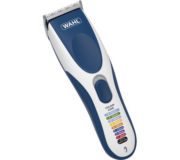 TieDex UK WAHL Colour Pro 9649-017 Hair Clipper - White & Blue