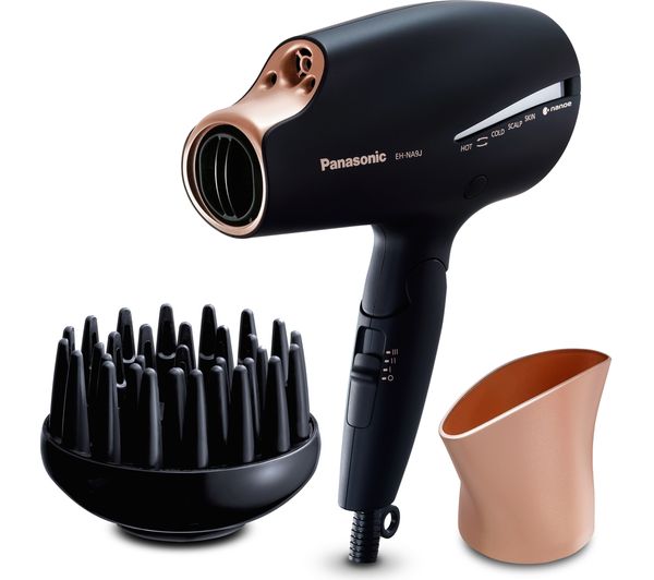 TieDex UK PANASONIC Nanoe Double Mineral Technology EH-NA9J Hair Dryer - Black & Rose Gold