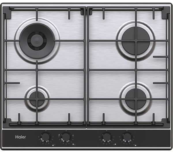 TieDex UK HAIER Series 2 HAHG6BR4S2X 60 cm Gas Hob - Stainless Steel