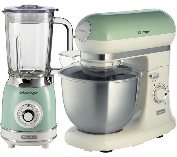 TieDex UK ARIETE Vintage ARPK37 Blender & Stand Mixer Bundle - Green