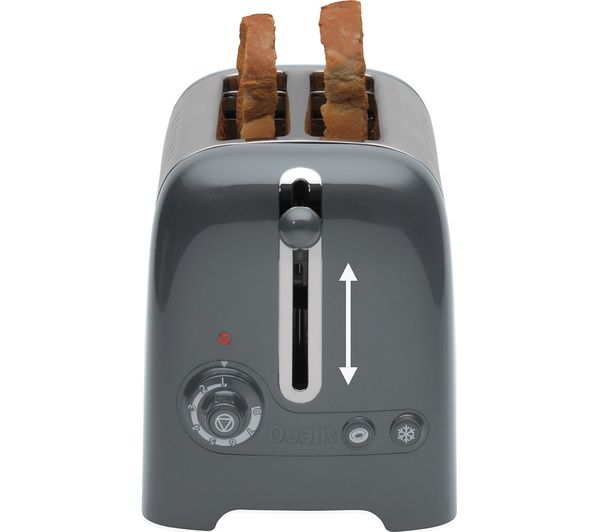 TieDex UK DUALIT Lite 26204 2-Slice Toaster - Grey