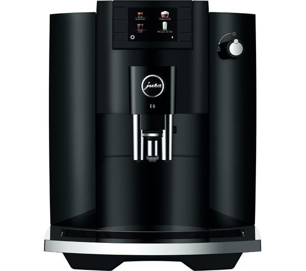 TieDex UK JURA E6 Bean to Cup Coffee Machine - Black