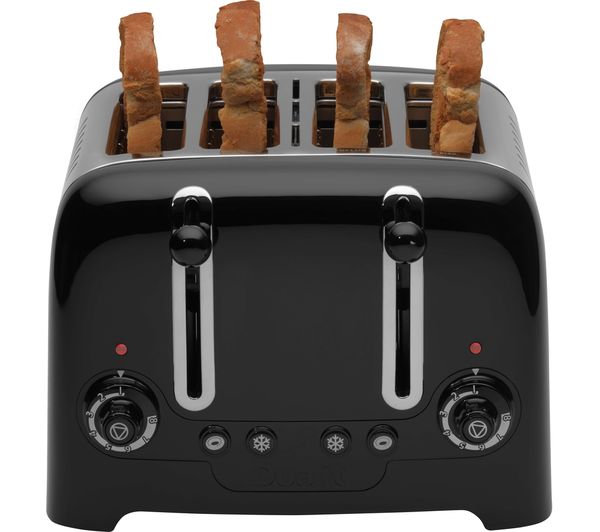 TieDex UK DUALIT Lite 46205 4-Slice Toaster - Gloss Black