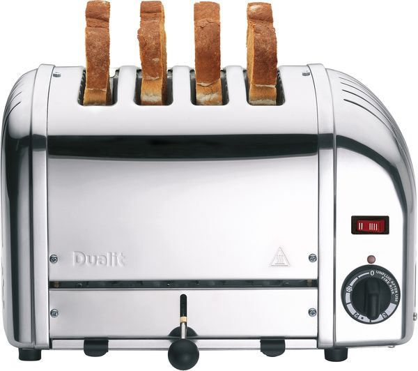 TieDex UK DUALIT Classic 40352 4-Slice Toaster - Silver