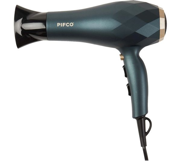 TieDex UK PIFCO Diamond Dry 204523 Hair Dryer - Gold & Blue