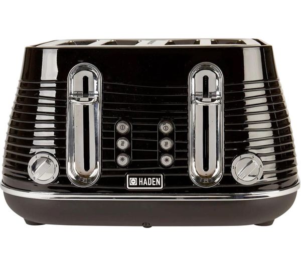 TieDex UK HADEN Devon 204448 4-Slice Toaster - Black