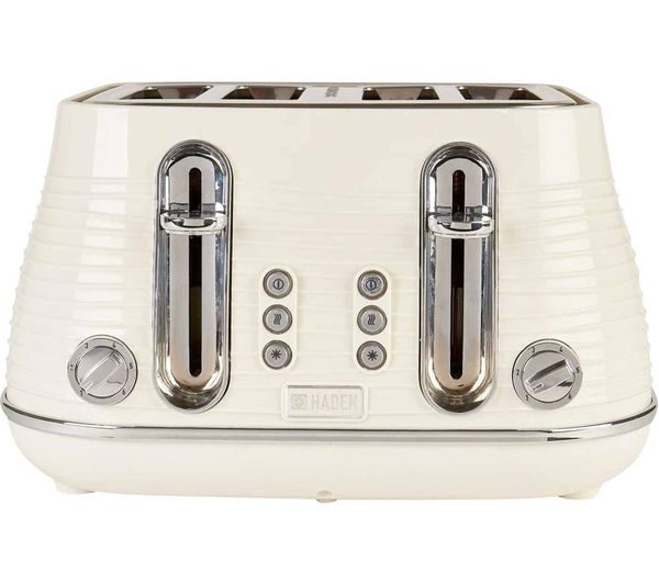 TieDex UK HADEN Devon 204424 4-Slice Toaster - Cream