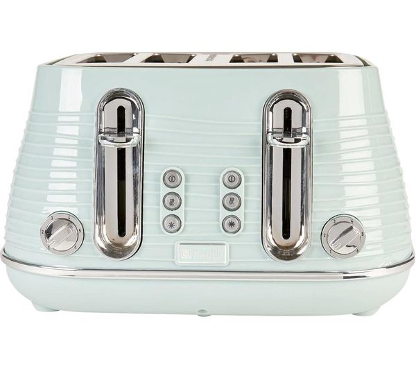 TieDex UK HADEN Devon 204462 4-Slice Toaster - Eucalyptus