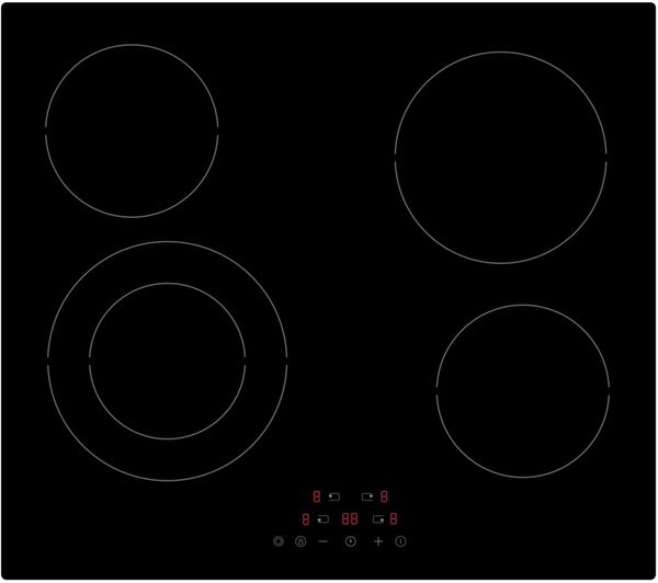 TieDex UK STATESMAN CHZ460T 59 cm Electric Ceramic Hob - Black