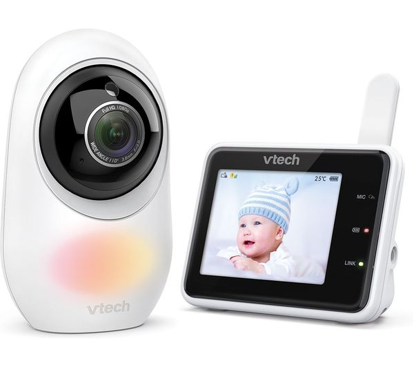 TieDex UK VTECH RM2751 2.8" Full HD Smart Video Baby Monitor - White