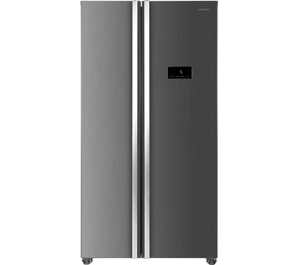 TieDex UK KENWOOD KSBSX23 American-Style Fridge Freezer - Inox