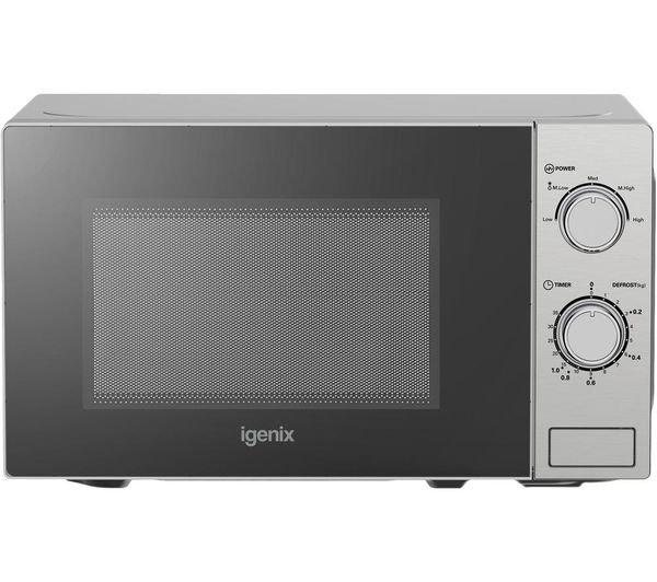 TieDex UK IGENIX IGM0820SS Solo Microwave - Stainless Steel