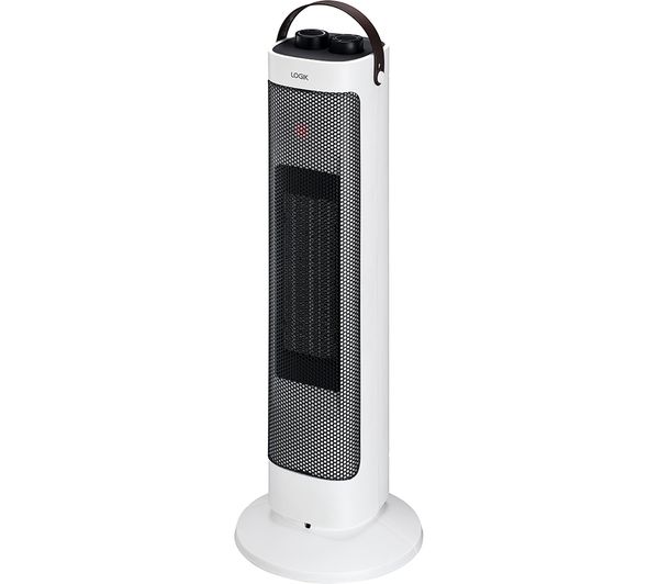 TieDex UK LOGIK L20CTH23 Portable Hot & Cool Ceramic Fan Heater - White