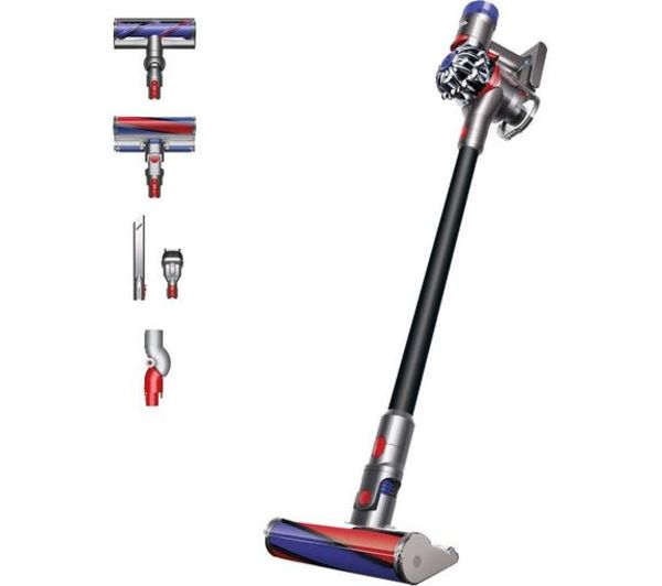 TieDex UK DYSON V8 Total Clean Cordless Vacuum Cleaner - Nickel & Black