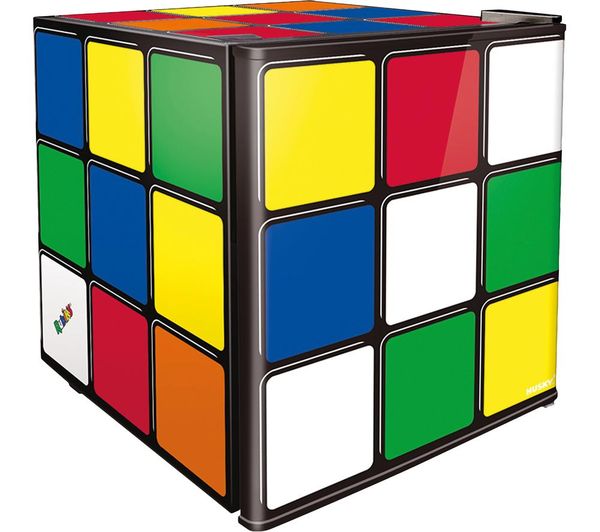 TieDex UK HUSKY Rubik's Cube HUS-HU231 Mini Fridge - Multicoloured