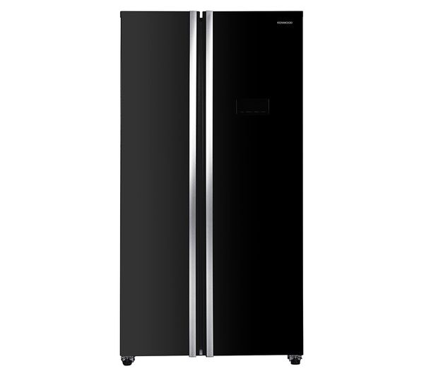 TieDex UK KENWOOD KSBSB23 American-Style Fridge Freezer - Black