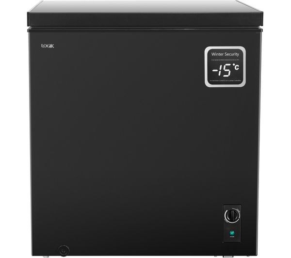 TieDex UK LOGIK L198CFB23 Chest Freezer - Black