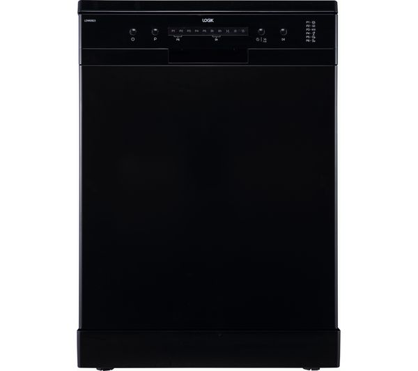 TieDex UK LOGIK LDW60B23 Full-size Dishwasher - Black