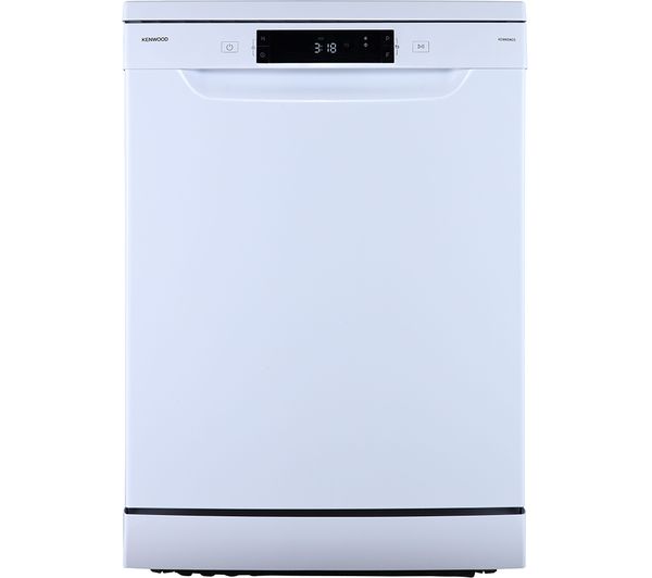 TieDex UK KENWOOD KDW60W23 Full-Size Dishwasher - White