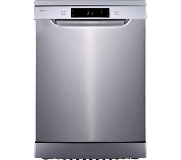 TieDex UK KENWOOD KDW60X23 Full-size Dishwasher - Stainless Steel