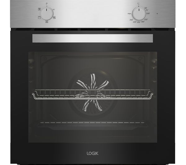 TieDex UK LOGIK LBFANX23 Electric Oven - Stainless Steel