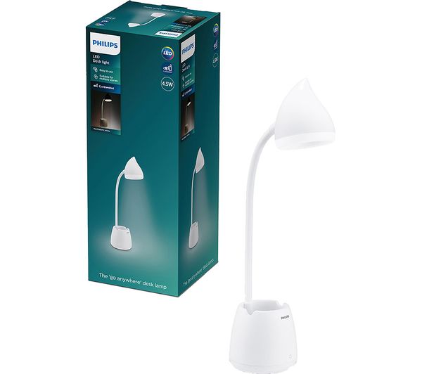 TieDex UK PHILIPS Hat LED Desk Lamp - White