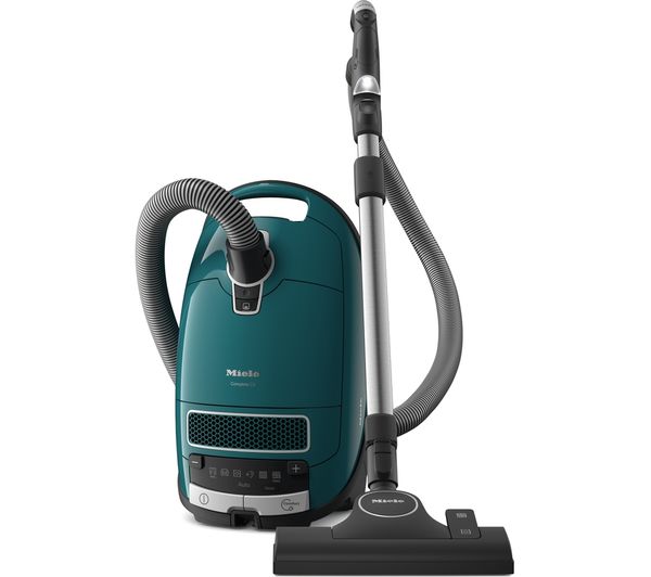 TieDex UK MIELE Complete C3 Active Cylinder Bagged Vacuum Cleaner - Petrol Blue