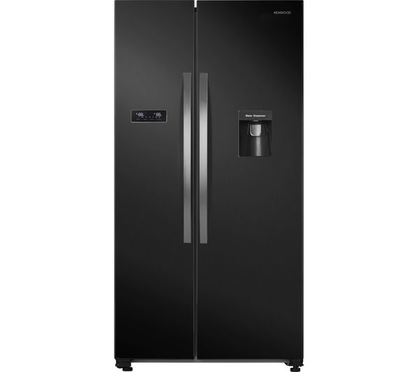 TieDex UK KENWOOD KSBSDB23 American-Style Fridge Freezer - Black