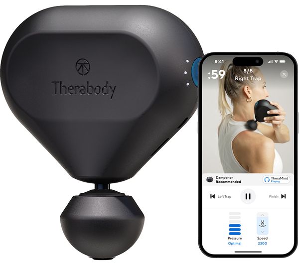 TieDex UK THERABODY Theragun Mini 2.0 Handheld Smart Body Massager - Black