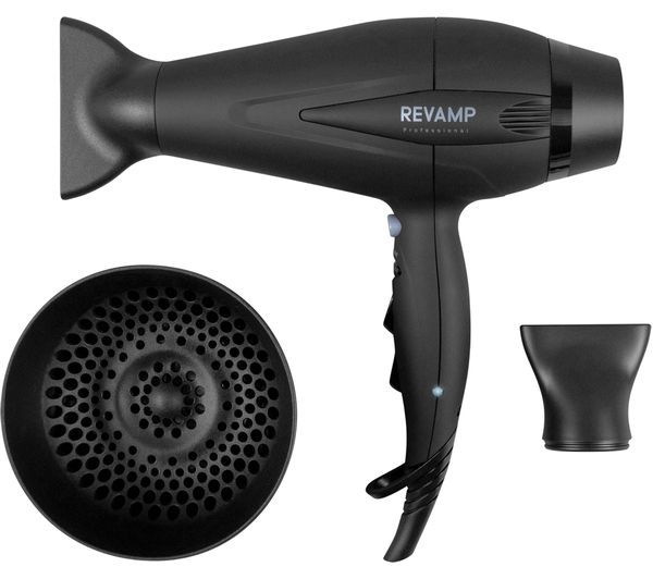 TieDex UK REVAMP Progloss 5500 Hair Dryer - Black