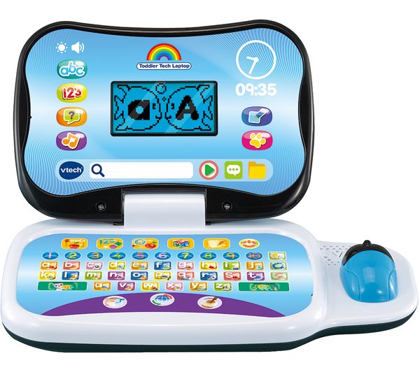 TieDex UK VTECH Toddler Tech Kids' Laptop - Black & White