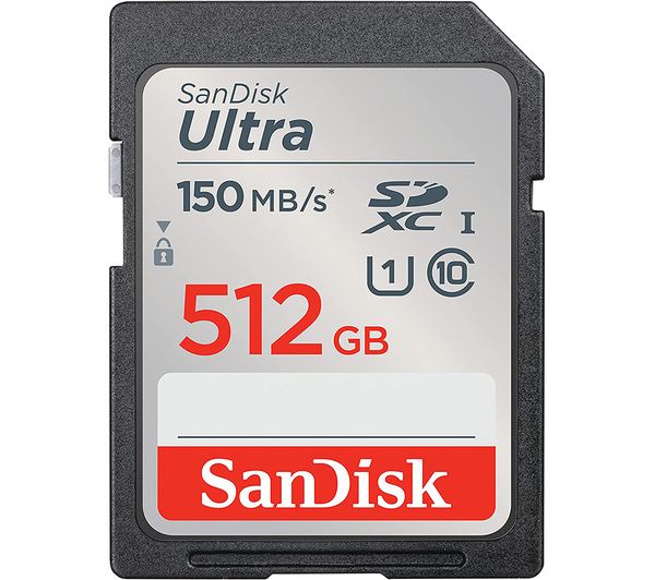 TieDex UK SANDISK Ultra Class 10 SDXC Memory Card - 512 GB