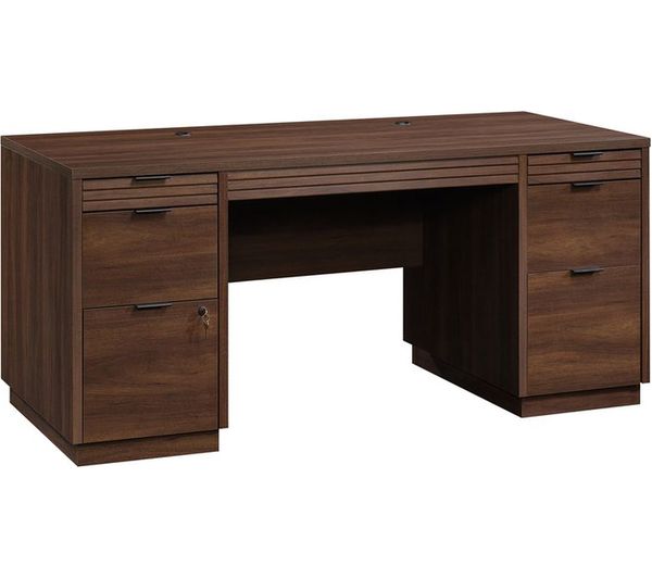 TieDex UK TEKNIK Elstree 5426484 Executive Desk - Spiced Mahogany