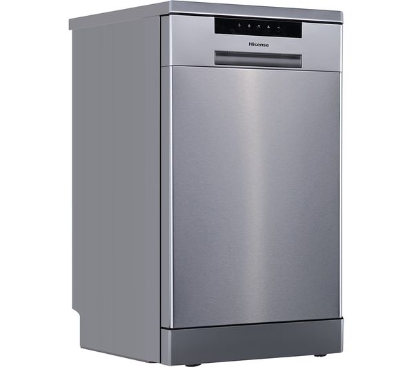 TieDex UK HISENSE HS523E15XUK Slimline Dishwasher - Stainless Steel