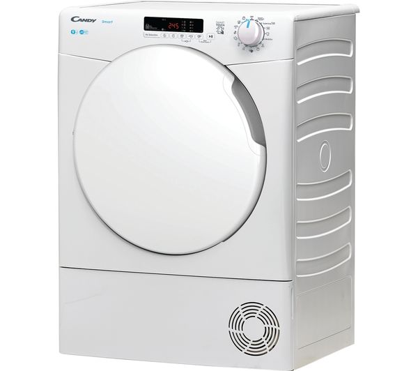 TieDex UK CANDY CSE C9DF NFC 9kg Condenser Tumble Dryer - White