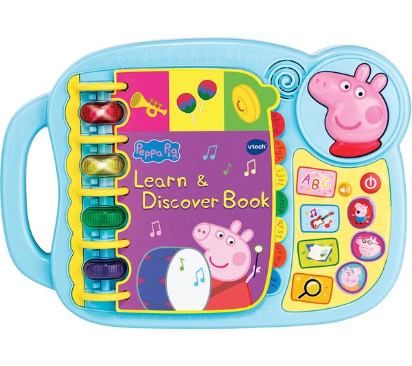 TieDex UK VTECH Peppa Pig Learn & Discover Kids Learning Book