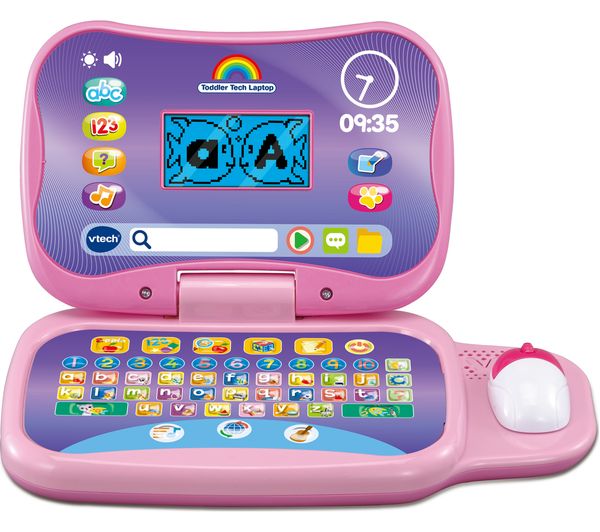 TieDex UK VTECH Toddler Tech Kids' Laptop - Pink