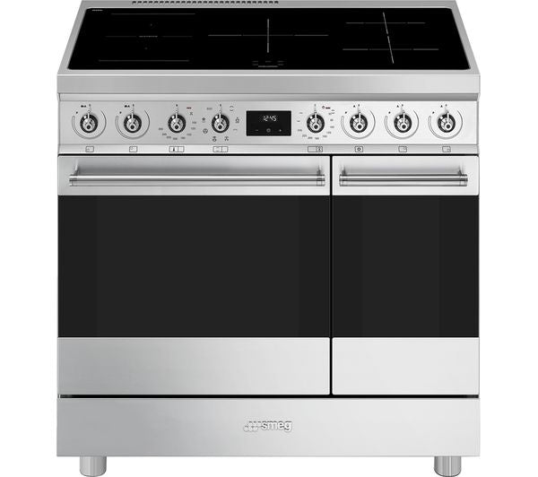 TieDex UK SMEG C92IMX2 90 cm Electric Induction Range Cooker - Stainless Steel