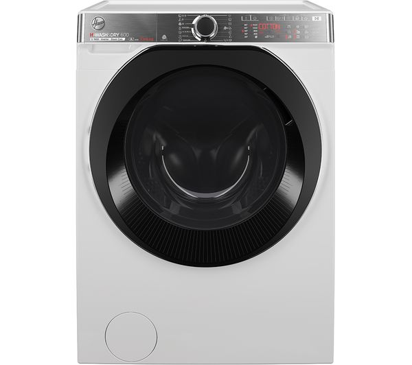 TieDex UK HOOVER H-Wash 600 H6DPB6106MBC8-80 WiFi-enabled 10 kg Washer Dryer - White