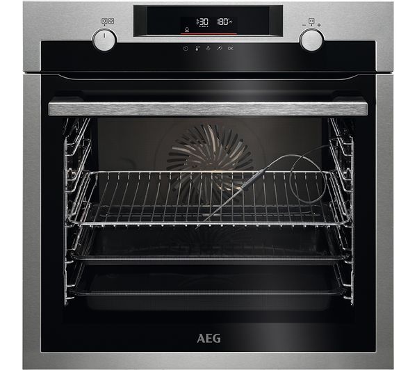 TieDex UK AEG Series 6000 Steambake BPS356061M Electric Pyrolytic Oven - Stainless Steel