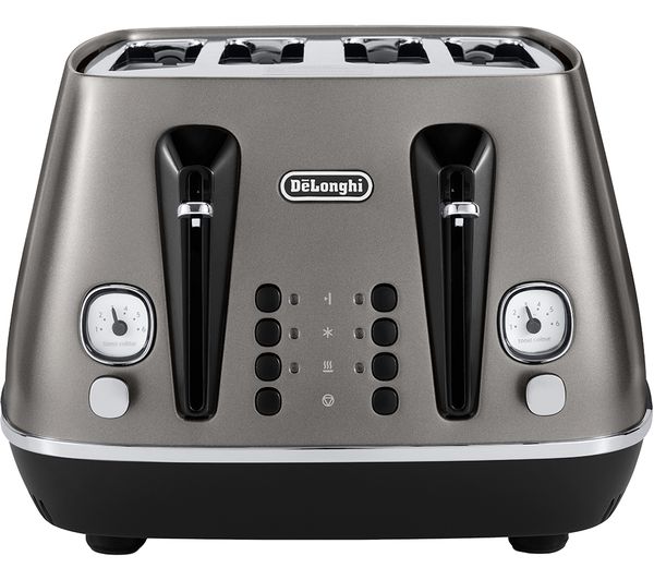 TieDex UK DELONGHI Distinta X CTI4003 4-Slice Toaster - Titanium