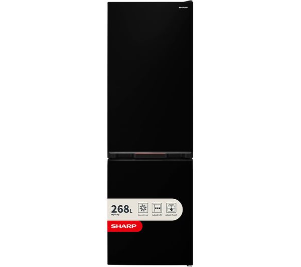 TieDex UK SHARP SJ-BB04DTXBE-EN 60/40 Fridge Freezer - Black