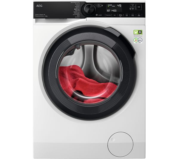 TieDex UK AEG AbsoluteCare LFR94846WS 8 kg 1400 Spin Washing Machine - White