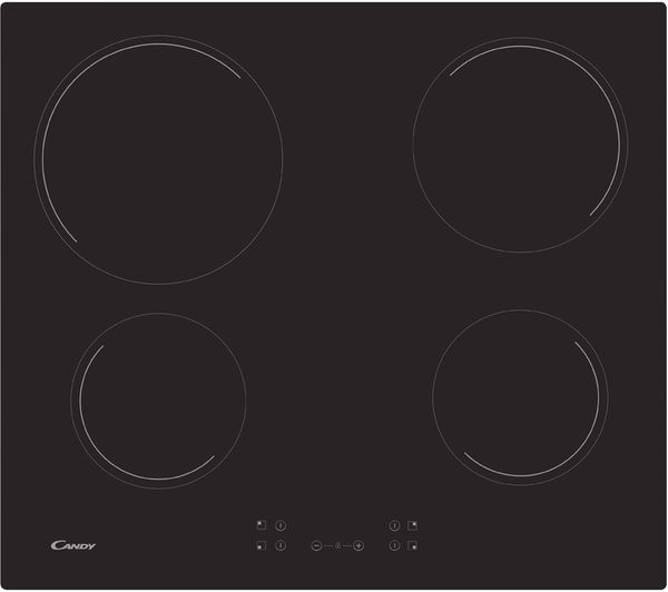 TieDex UK CANDY CH64CCB 60cm Electric Ceramic Hob - Black