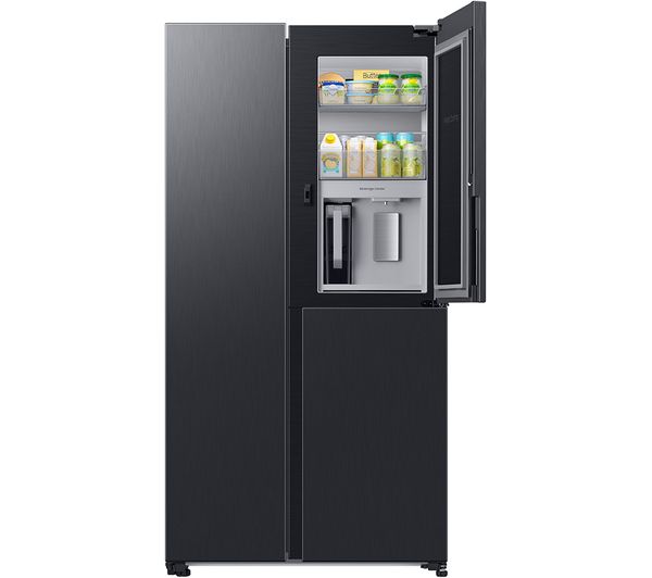 TieDex UK SAMSUNG Series 9 Beverage Center RH69CG895DB1EU Smart American-Style Fridge Freezer - Black