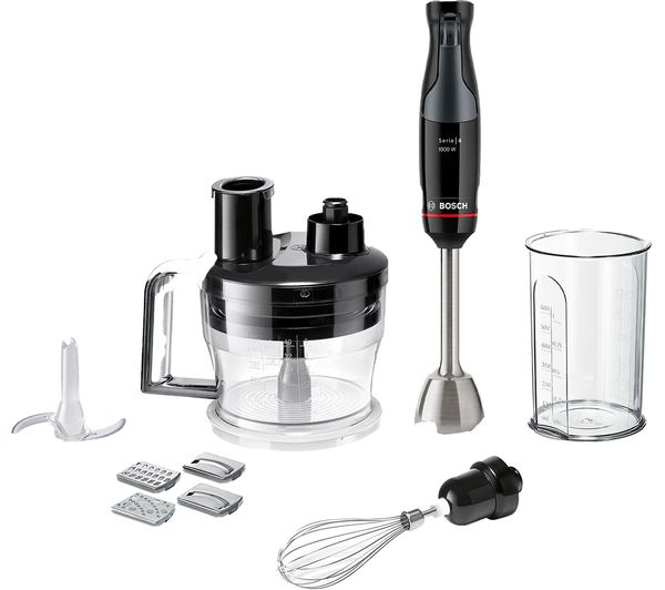 TieDex UK BOSCH Ergomaster 2 in 1 Pressure Controlled Speed Hand Blender MSM4B670GB - Black