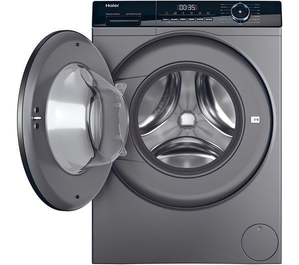 TieDex UK HAIER I-Pro Series 3 HW100-B14939S8 10 kg 1400 Spin Washing Machine - Graphite