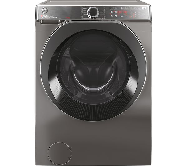 TieDex UK HOOVER H-Wash 600 H6WPB412AMBCR-80 WiFi-enabled 12 kg 1400 Spin Washing Machine - Graphite