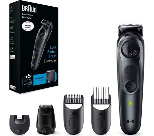 TieDex UK BRAUN Series 5 BT5420 Beard Trimmer - Black